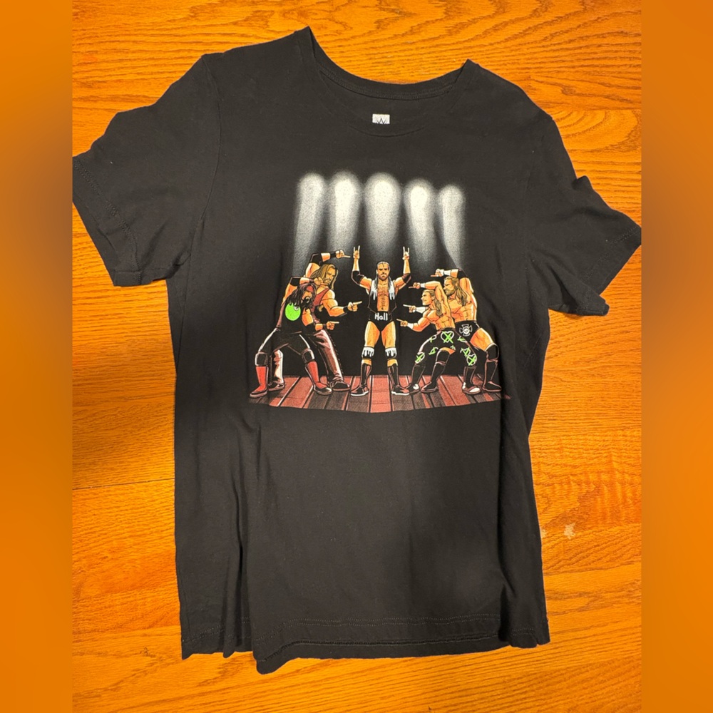 WWE Black Short Sleeve Tee